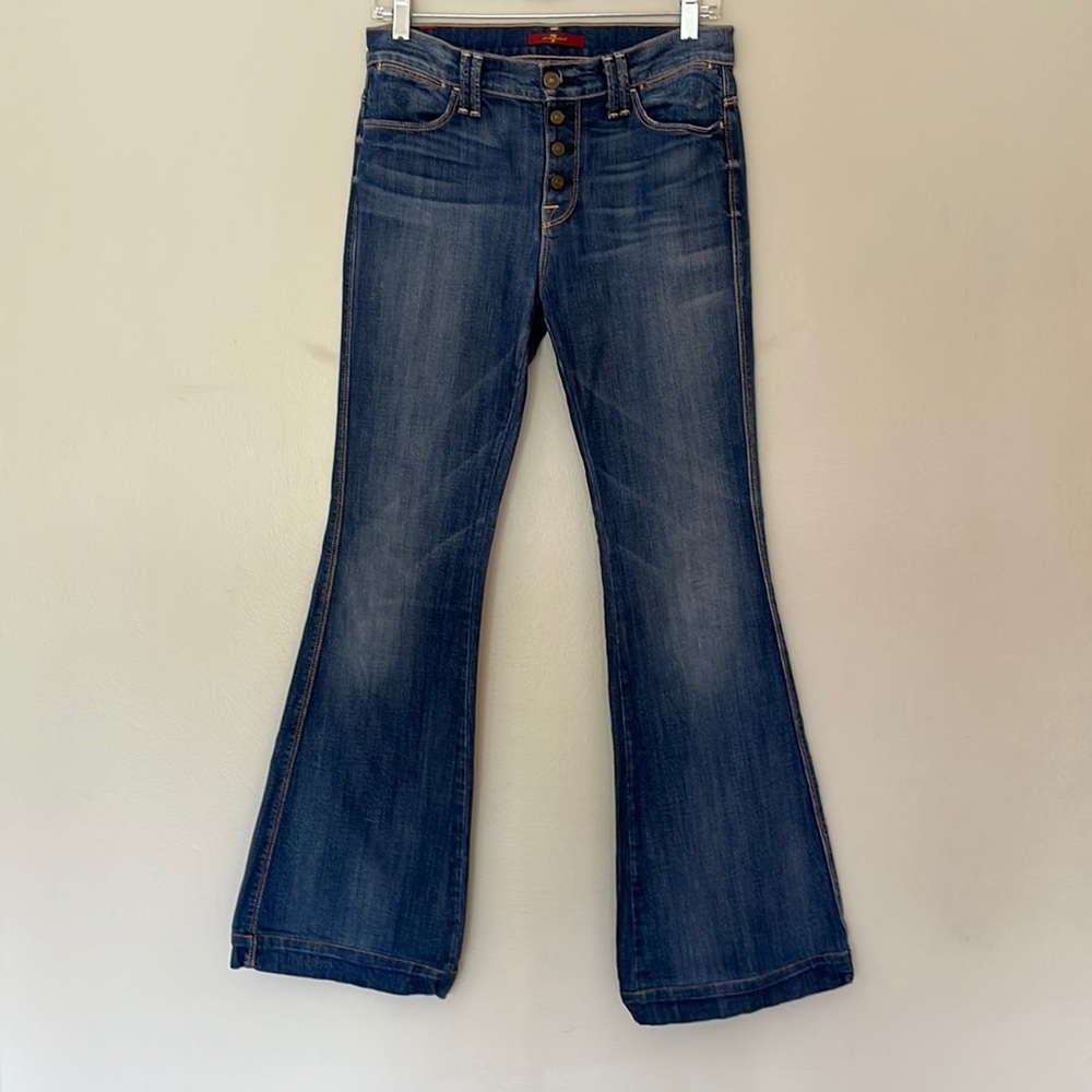 7 for All Mankind bell-bottom jeans